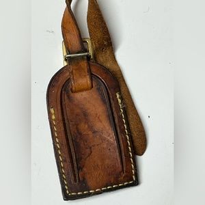 Authentic Louis Vuitton luggage tag Vintage